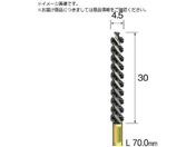 Minimo/スパイラルホールブラシ 砥粒入りナイロン#600 Φ4.5 FD2158