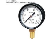 右下/一般圧力計 A枠立型・φ60 圧力レンジ0〜0.60MPa G211-111-M-0.6MP