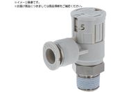 PISCO/スピードコントローラダイヤル付タイプ エルボ メーターアウト制御 低流量タイプ φ4用 接続口径M3×0.5 JSGC4-01ALW