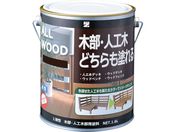 BANーZI/木部・人工木用塗料 ALL WOOD 1.6L ダークブラウン 09-20B K-ALW/L16E8