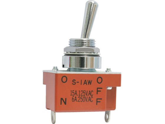 NKKスイッチズ 防水形トグルスイッチ はんだ端子 単極ON-OFF S-1AW NKKスイッチズ 防水形トグルスイッチ はんだ端子 単極ON-OFF S-1AW