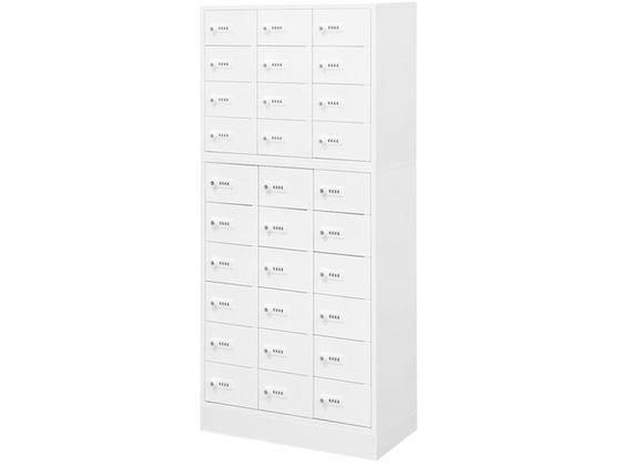 Netforce エヌセーフ貴重品ロッカー 30人用 3列10段 2台セット WH Netforce エヌセーフ貴重品ロッカー 30人用 3列10段 2台セット WH