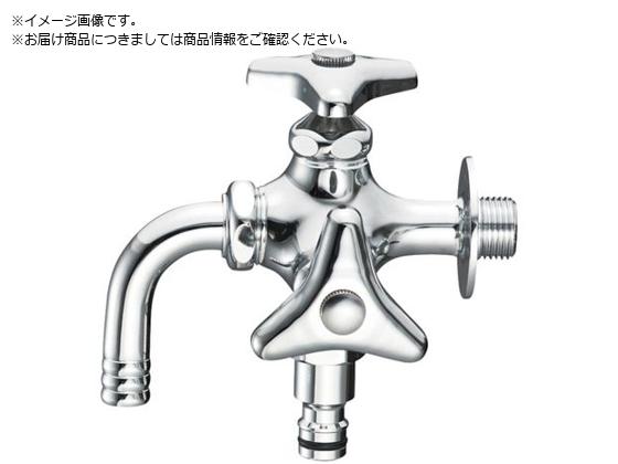 SANEI 散水用二口横水栓 F126V-13 SANEI 散水用二口横水栓 F126V-13