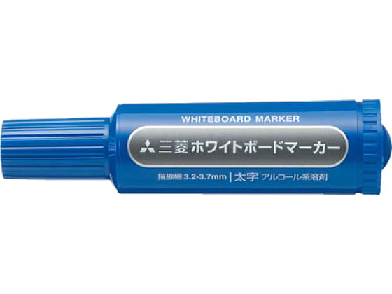 三菱鉛筆 ホワイトボードマーカー 太字 青 PWB7M.33