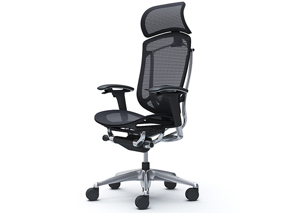 オカムラ コンテッサ2 ヘッドレスト付 座メッシュ ブラック CC85BS FPG1 オカムラ コンテッサ2 ヘッドレスト付 座メッシュ ブラック CC85BS FPG1
