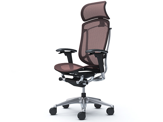 オカムラ コンテッサ2 ヘッドレスト付座メッシュ ダークブラウン CC85BRFPG8 オカムラ コンテッサ2 ヘッドレスト付座メッシュ ダークブラウン CC85BRFPG8