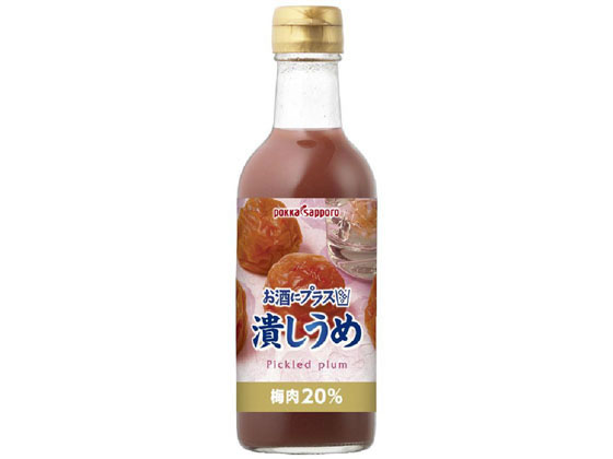 ポッカサッポロ お酒にプラス潰しうめ 300ml HG28 ポッカサッポロ お酒にプラス潰しうめ 300ml HG28
