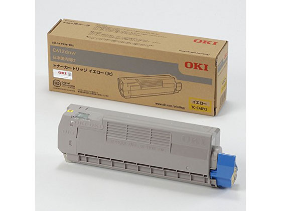OKI トナーカートリッジ 大 イエロー TC-C4DY2 OKI トナーカートリッジ 大 イエロー TC-C4DY2