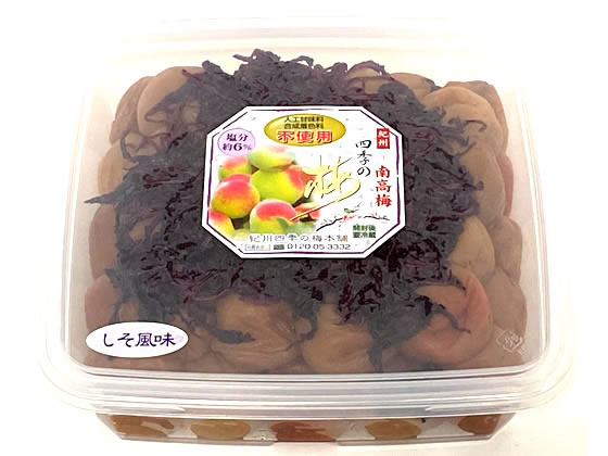 ノームプラニング 紀州南高梅 しそ風味 1kg ノームプラニング 紀州南高梅 しそ風味 1kg