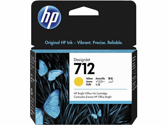 HP インクカートリッジ イエロー 29ml HP712 3ED69A
