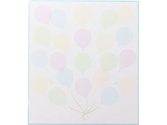 ミドリ(デザインフィル) カラー色紙 寄せ書きシール付 半透明