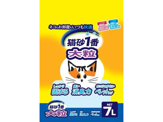 クニミネマーケティング 猫砂1番 大粒 7L クニミネマーケティング 猫砂1番 大粒 7L