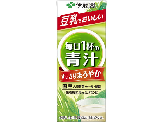 伊藤園 毎日1杯の青汁 豆乳 200ml 伊藤園 毎日1杯の青汁 豆乳 200ml