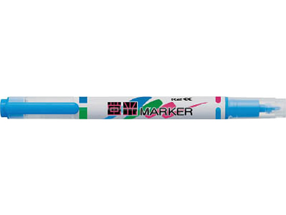 コクヨ 蛍光マーカー〈K2〉ツイン ライトブルー 10本 K2PM-L2BX10