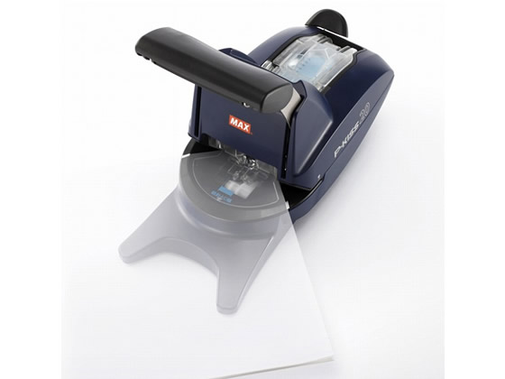 〈新品〉MAX　紙針ホッチキス　P-KISS10　抗菌　紙針2色セット