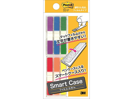 3M ポストイット ジョーブ 透明スリム見出し スマートケース 680MSH-SC2
