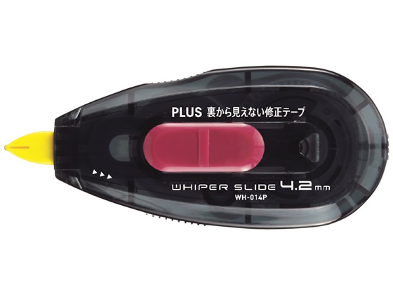 プラス 裏から見えない修正テープ本体4.2mm ブラック／ピンク