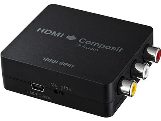 サンワサプライ HDMI信号コンポジット変換コンバーター VGA-CVHD3 サンワサプライ HDMI信号コンポジット変換コンバーター VGA-CVHD3