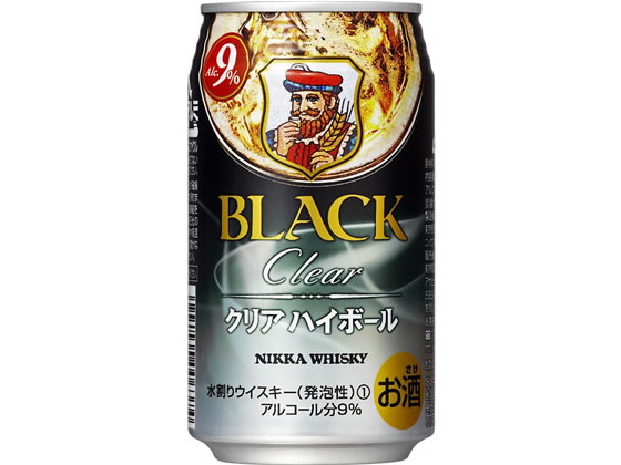 酒)アサヒビール ブラックニッカ クリアハイボール 9度 350ml