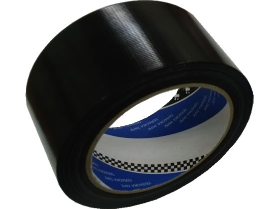寺岡製作所 P-カットテープ養生用 黒 50mm×25m No.4140