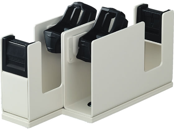コクヨ テープカッター〈カルカット〉2連タイプ ライトグレー T-SM110LM
