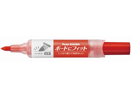 ぺんてる ノックル ボードにフィット ソフト丸芯 赤 Emwl5bf Bが170円 ココデカウ
