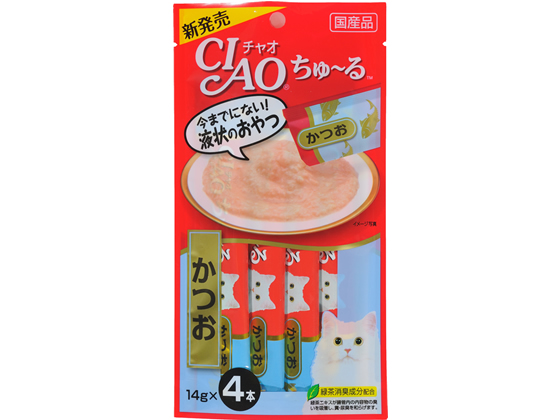 いなば CIAO ちゅーる かつお 14g×4本 SC-72 いなば CIAO ちゅーる かつお 14g×4本 SC-72