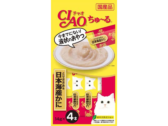 いなば CIAOちゅーるとりささみ&かに4本 4SC-76