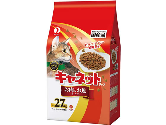ペットライン キャネットチップ お肉とお魚ミックス 2.7kg C-35