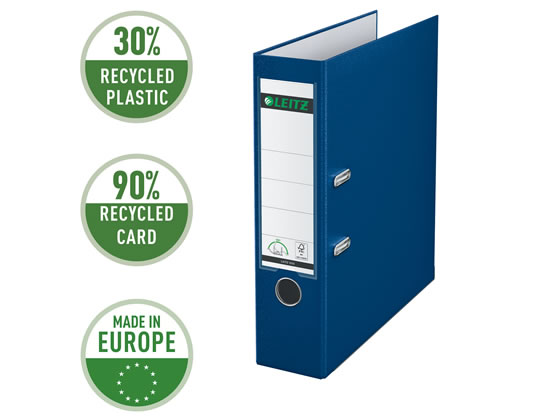 ライツ レバーアーチファイル A4タテ 背幅81mm ブルー 20冊 1010-50-35