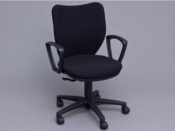 アイリスチトセ 回転イス 肘付 ブラック BIT-BX45L1-F-BK アイリスチトセ 回転イス 肘付 ブラック BIT-BX45L1-F-BK