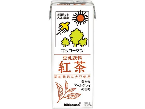 キッコーマンソイフーズ 豆乳 飲料 紅茶 200ML 282630 キッコーマンソイフーズ 豆乳 飲料 紅茶 200ML 282630