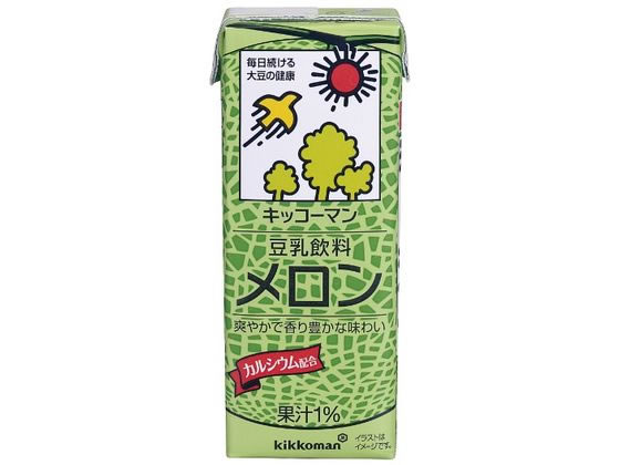 キッコーマンソイフーズ 豆乳 飲料 メロン 200ML 412070 キッコーマンソイフーズ 豆乳 飲料 メロン 200ML 412070
