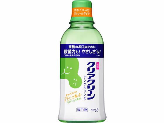 KAO クリアクリーン デンタルリンス ライトミント 600mL KAO クリアクリーン デンタルリンス ライトミント 600mL