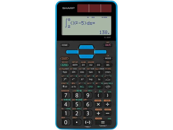 シャープ 関数電卓 10桁 ブルー EL509TAX