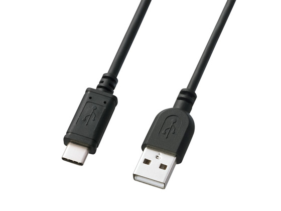 サンワサプライ USB2.0 TypeC-Aケーブル 2m ブラック KU-CA20K サンワサプライ USB2.0 TypeC-Aケーブル 2m ブラック KU-CA20K