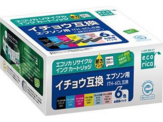 エコリカ エプソン用リサイクルインクカートリッジITH-6CL