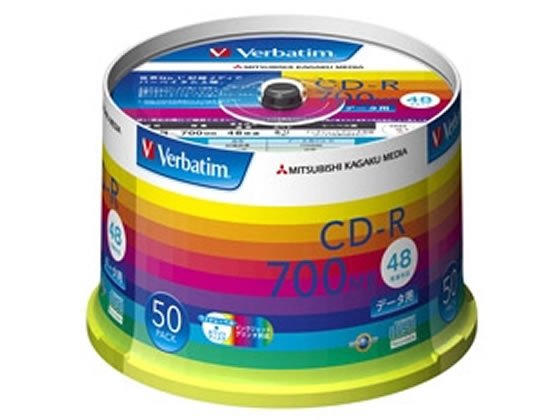 Verbatim CD-R 700MB スピンドル 50枚 SR80SP50V1