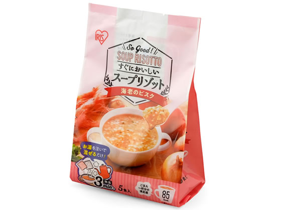 アイリスフーズ すぐにおいしいスープリゾット 海老のビスク 5食入 アイリスフーズ すぐにおいしいスープリゾット 海老のビスク 5食入