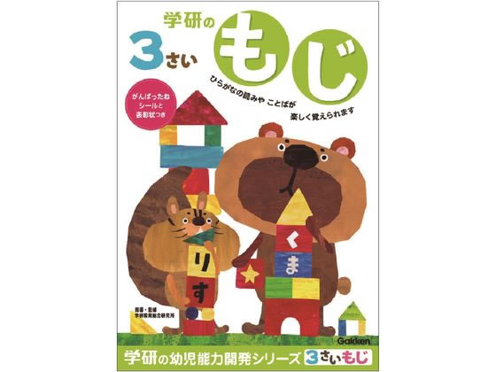 学研ステイフル 3歳のワーク もじ N048-01