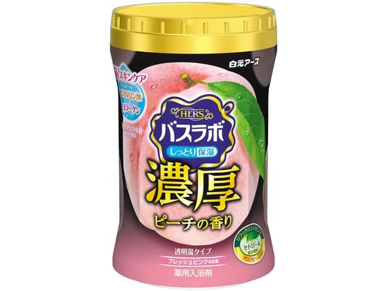 白元アース HERSバスラボボトル 濃厚ピーチ 600g 白元アース HERSバスラボボトル 濃厚ピーチ 600g
