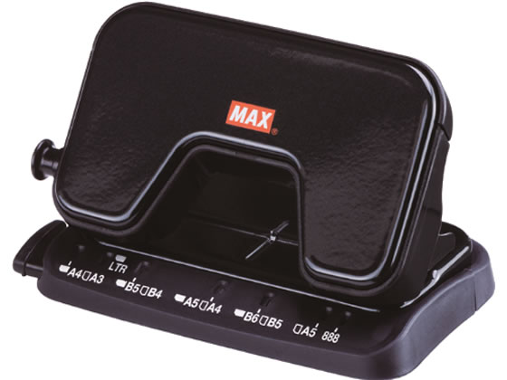 マックス 軽あけパンチ SCOOVA 15枚あけ ブラック DP-15T／K