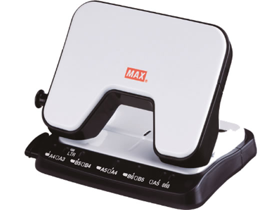 マックス 軽あけパンチ SCOOVA 25枚あけ ホワイト DP-25T/W