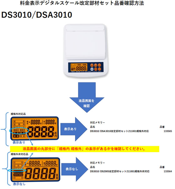 アスカ DS3010・DS2005 改定部材セット 211001 規格外非対応 133564が5,738円【ココデカウ】