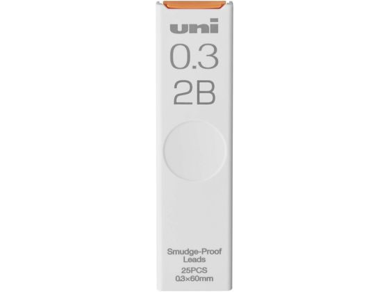 三菱鉛筆 シャープ替芯 uni(ユニ) 0.3mm 2B 25本 ULS03252B