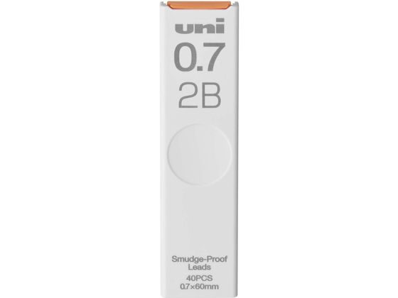 三菱鉛筆 シャープ替芯 uni(ユニ) 0.7mm 2B 40本 ULS07402B