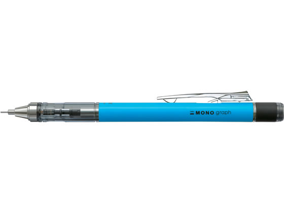 トンボ鉛筆 シャープペンシルモノグラフ ネオン0.5mmネオンブルー DPA-134B