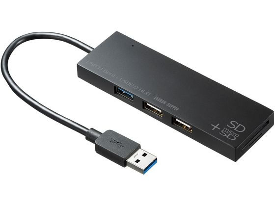 サンワサプライ USB3.1+2.0コンボハブ カードリーダー付き サンワサプライ USB3.1+2.0コンボハブ カードリーダー付き