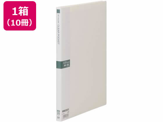 テージー マイホルダー A4 20ポケット アイボリー 10冊 M-1442-31