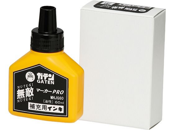 寺西化学 ガテン無敵マーカーPRO 補充液 60ml 黒 MHJG60-T1